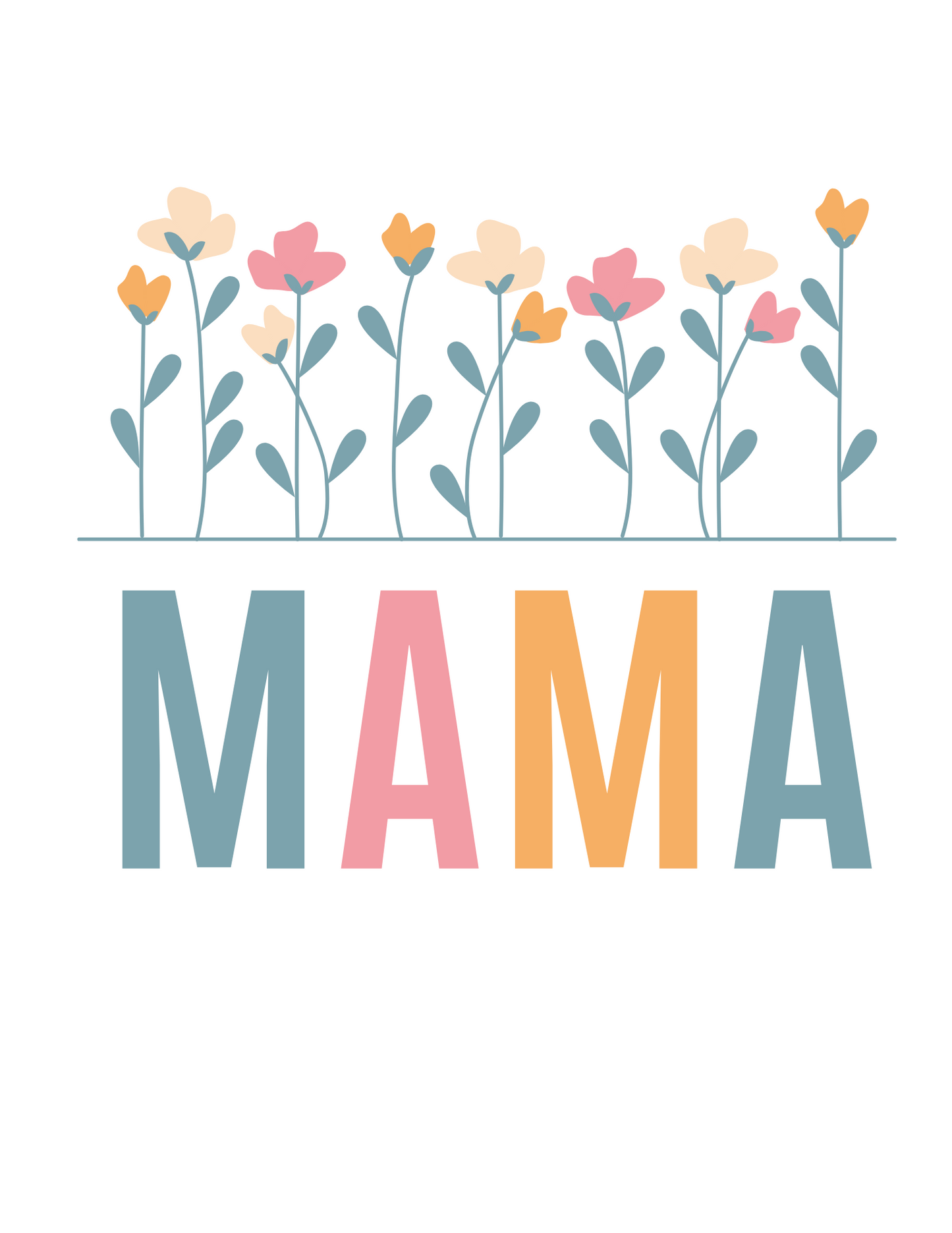 Mama (Flowers) Ceramic Mug