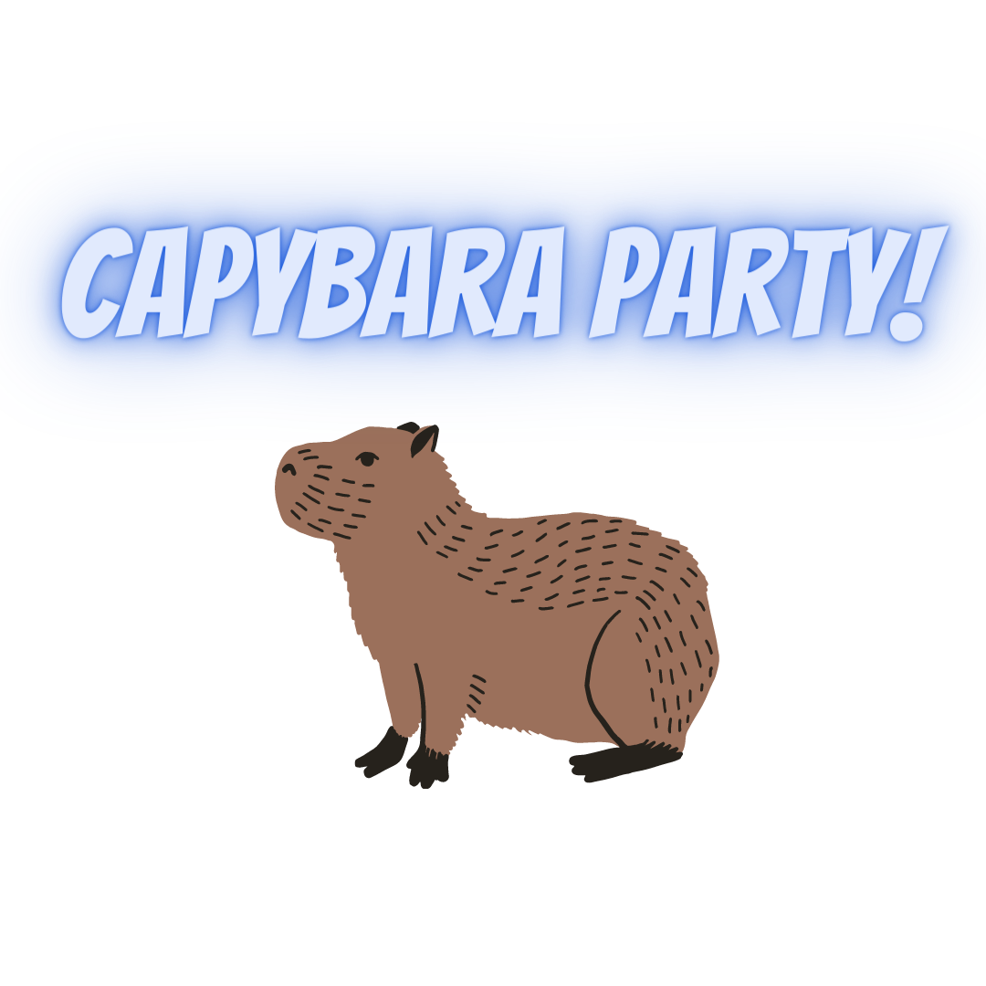 Capybara Party Ceramic Mug