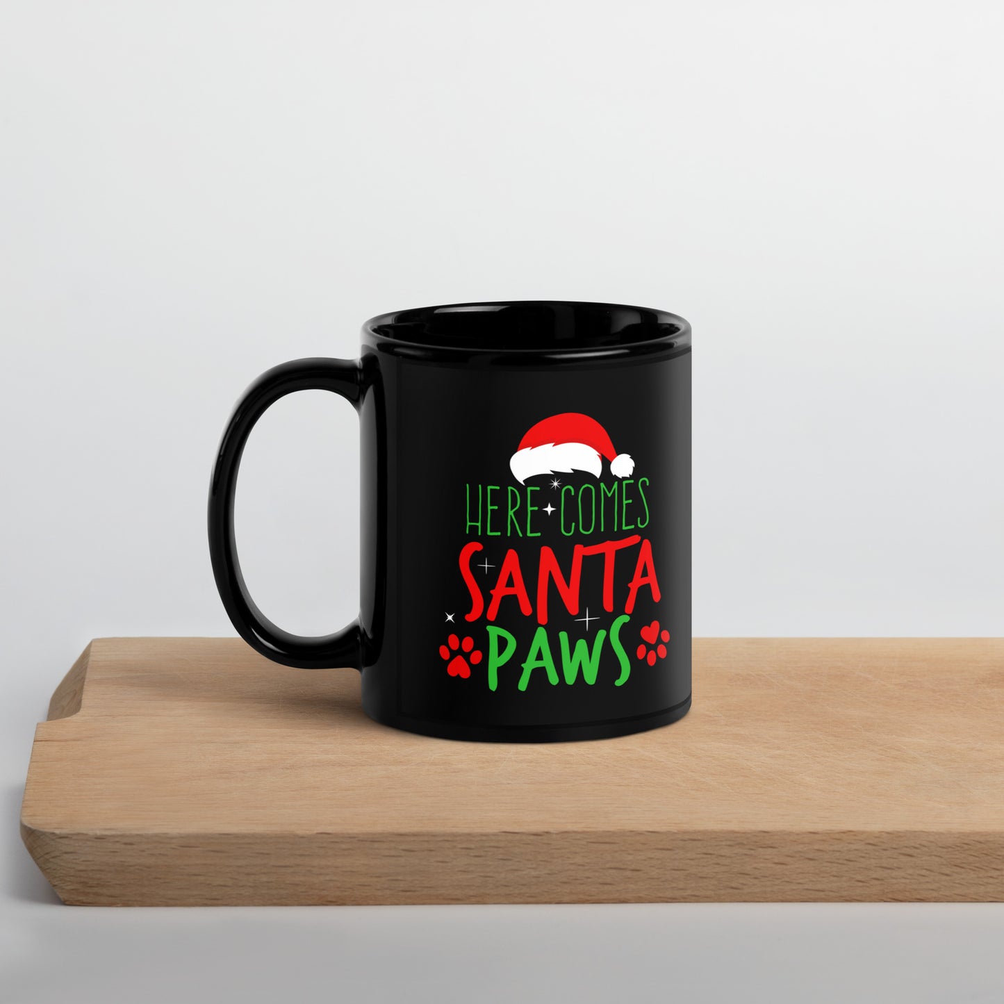 Here Comes Santa Paws Mug