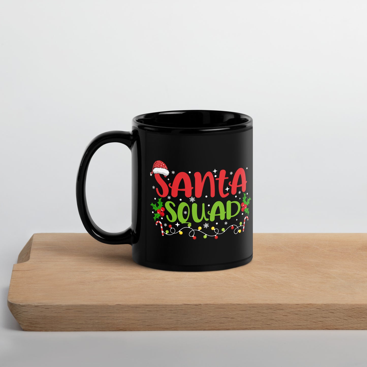 Santa Squad Mug (Black)