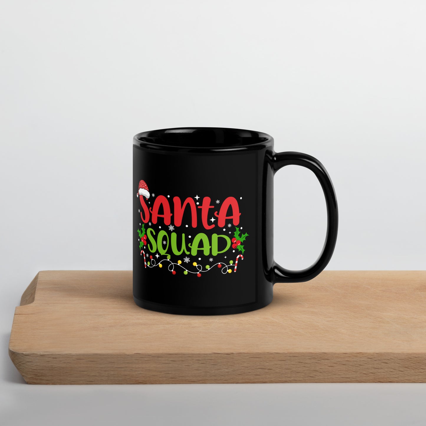 Santa Squad Mug (Black)