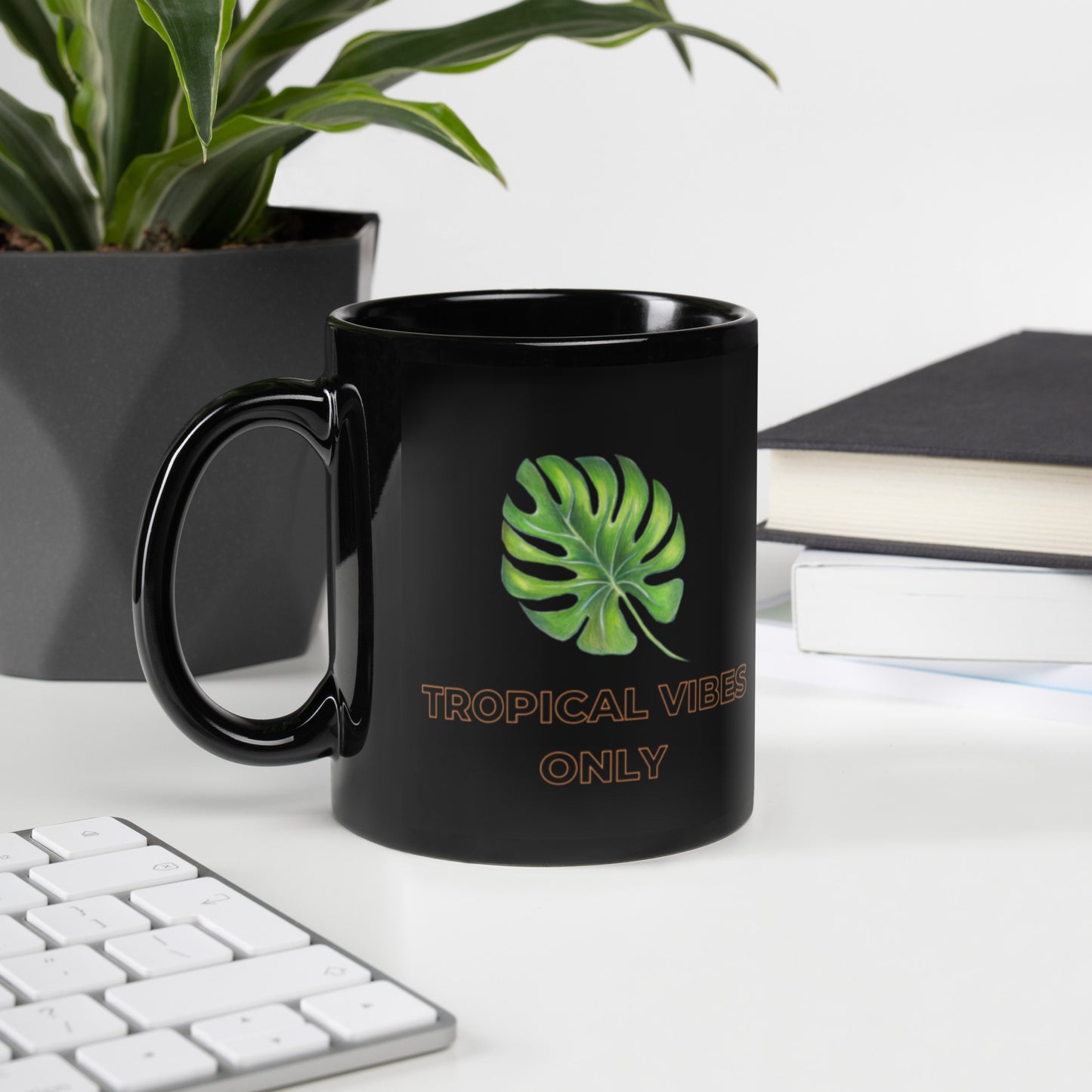 Tropical Vibes Only Ceramic Mug