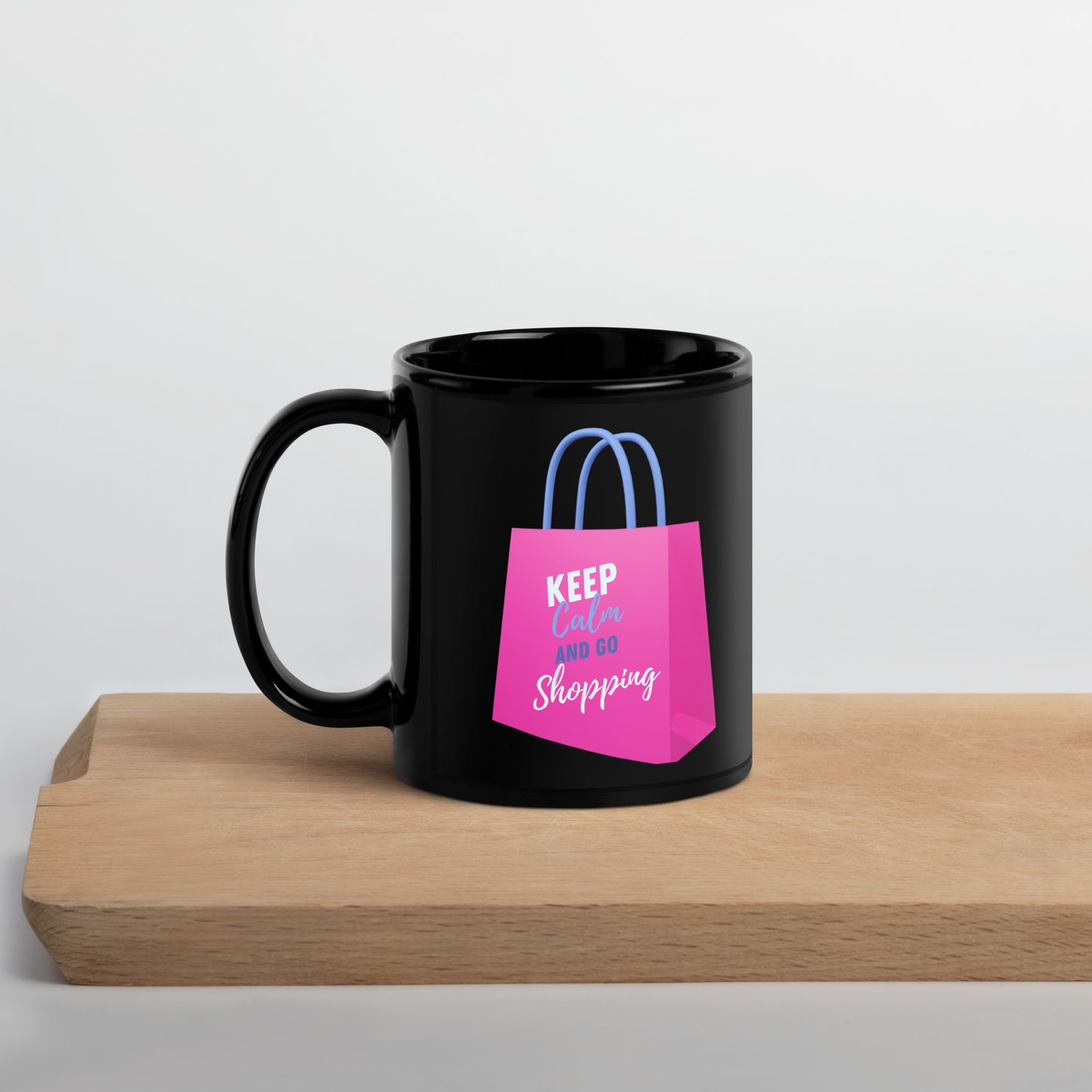 Keep Calm and Go Shopping Ceramic Mug