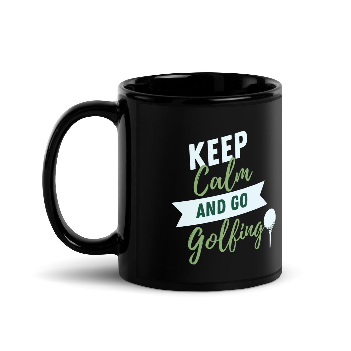 Keep Calm and Go Golfing Ceramic Mug