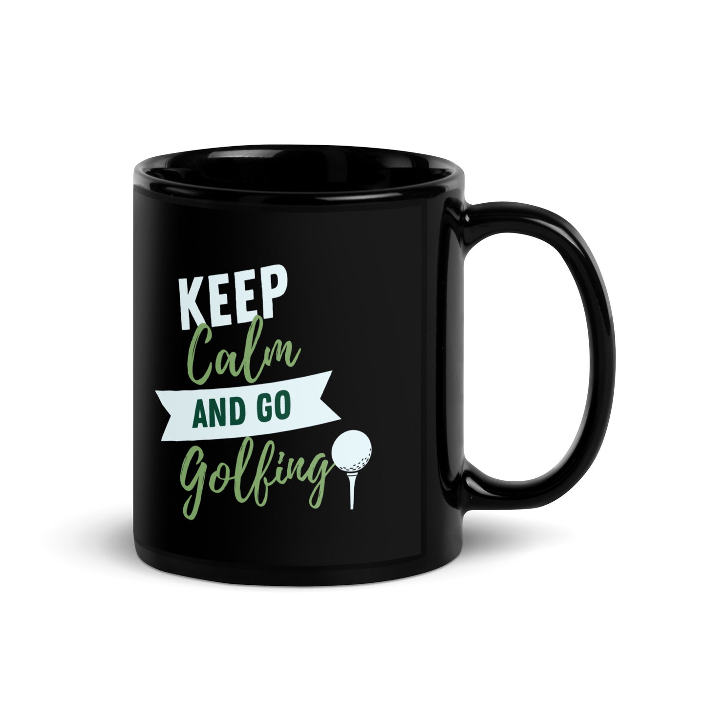 Keep Calm and Go Golfing Ceramic Mug