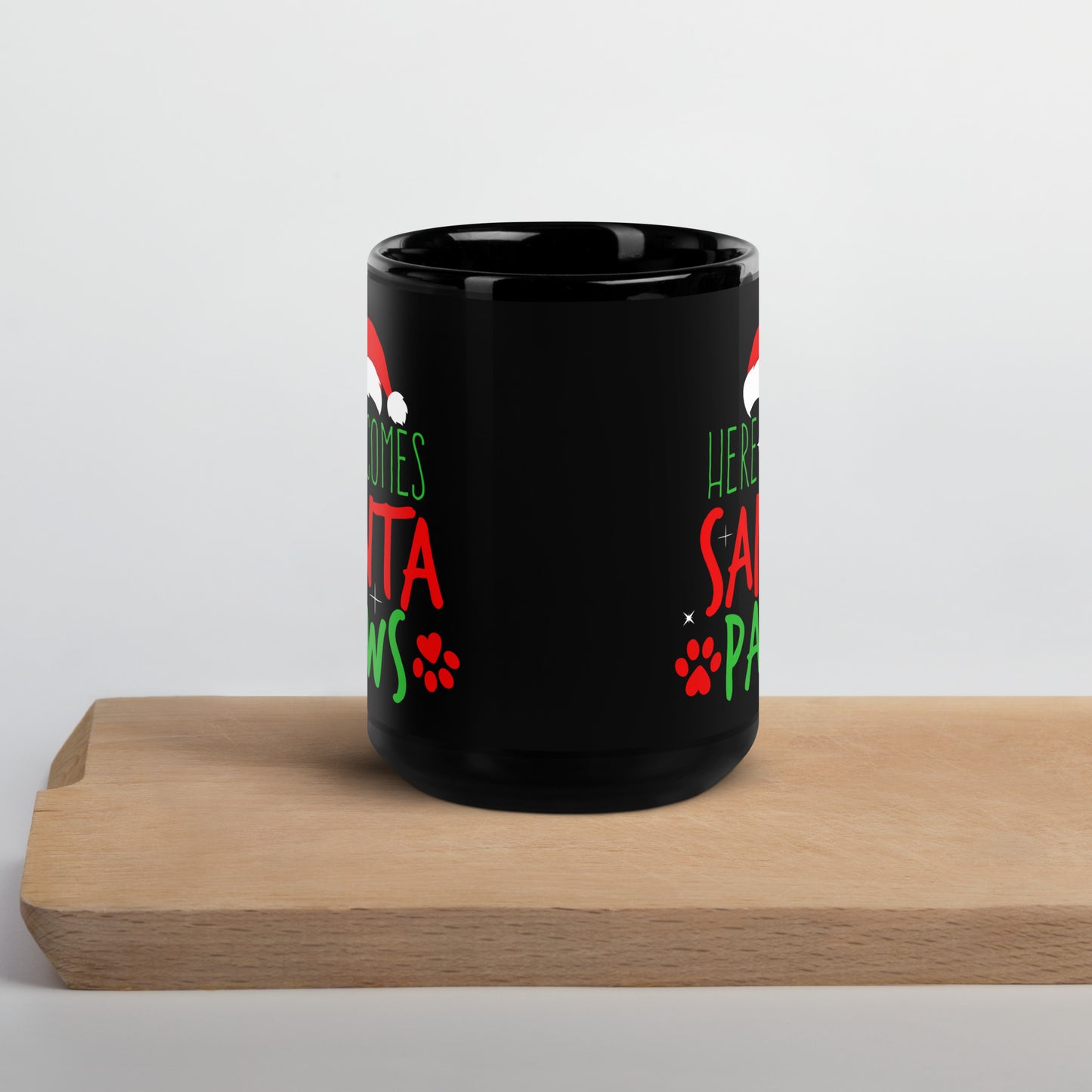 Here Comes Santa Paws Mug