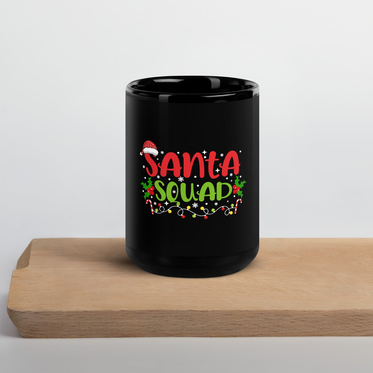 Santa Squad Mug (Black)