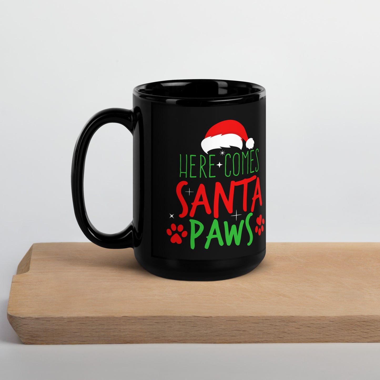 Here Comes Santa Paws Mug