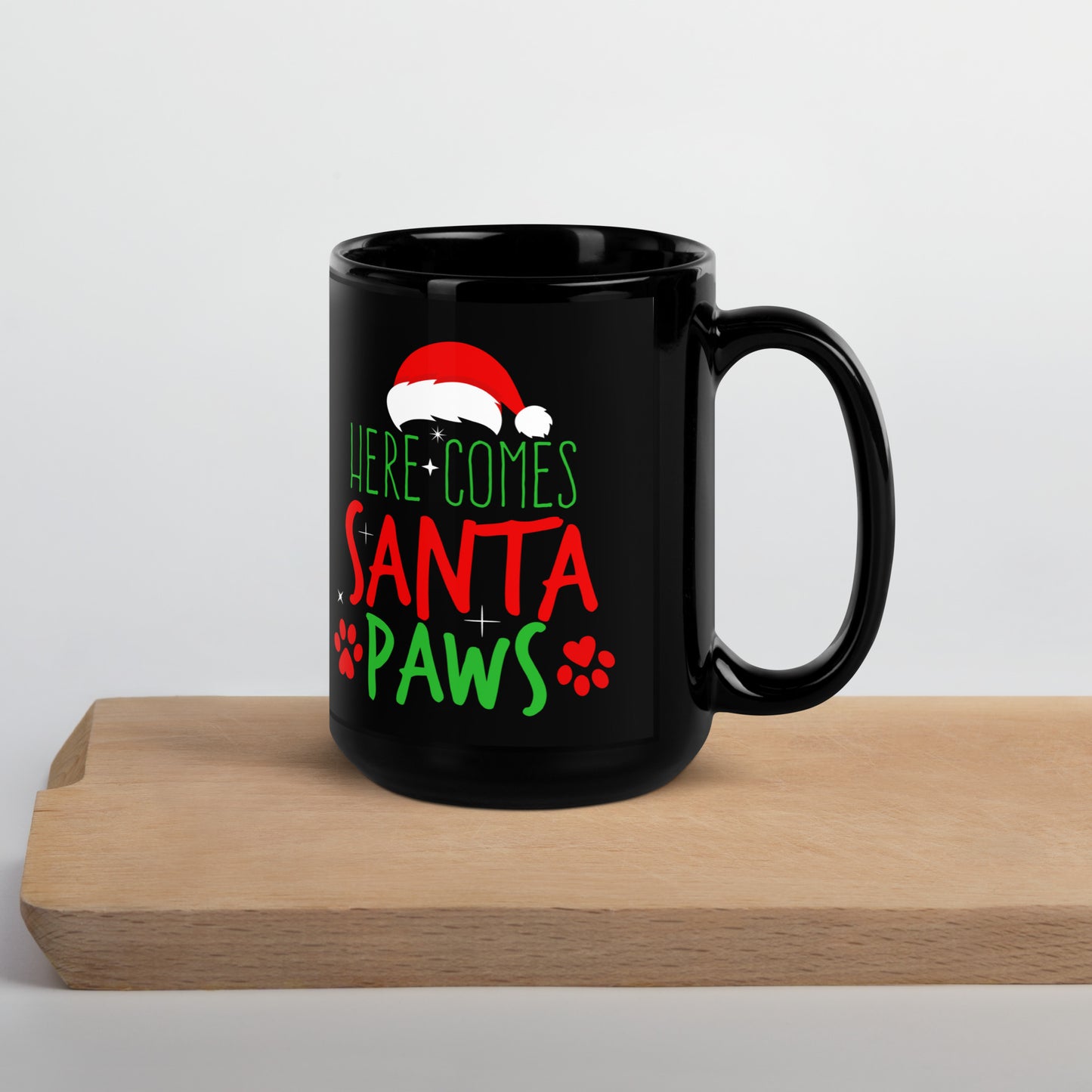 Here Comes Santa Paws Mug