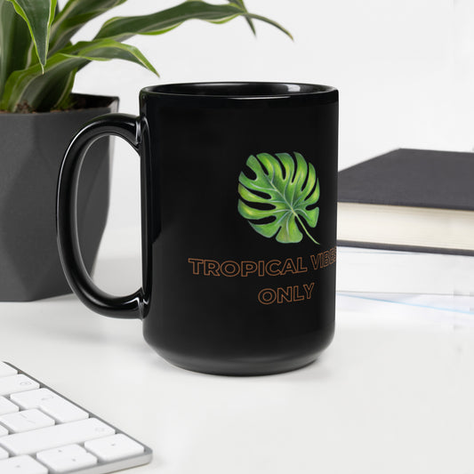 Tropical Vibes Only Ceramic Mug