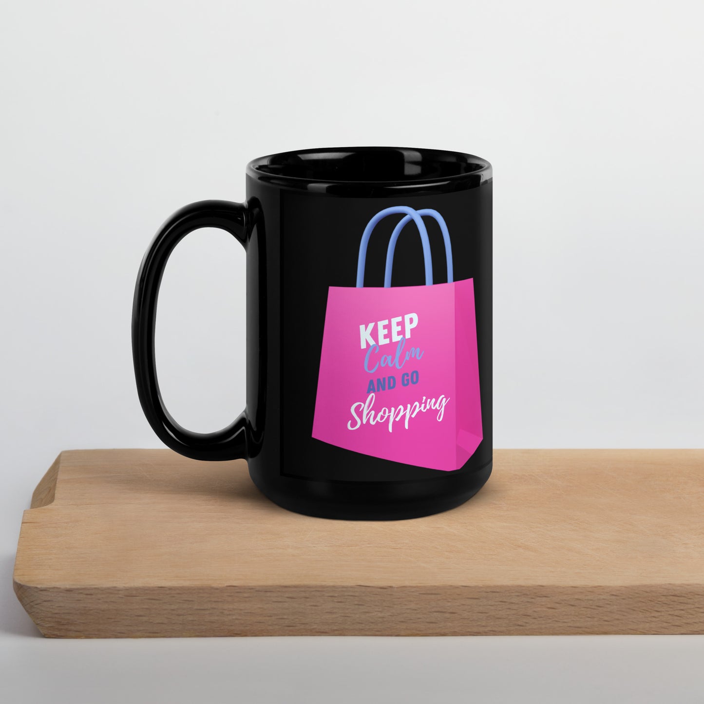 Keep Calm and Go Shopping Ceramic Mug