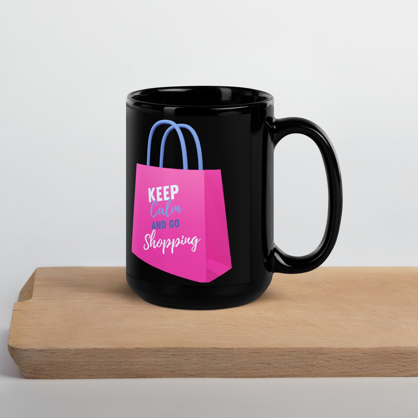 Keep Calm and Go Shopping Ceramic Mug