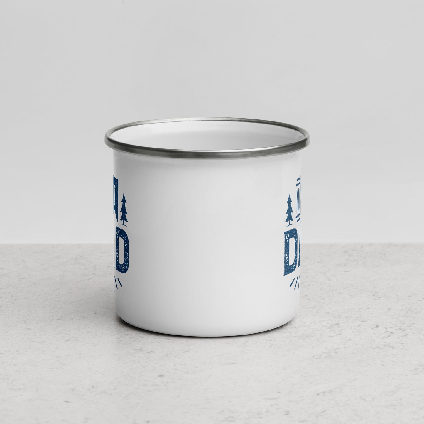 No. 1 Dad Enamel Mug