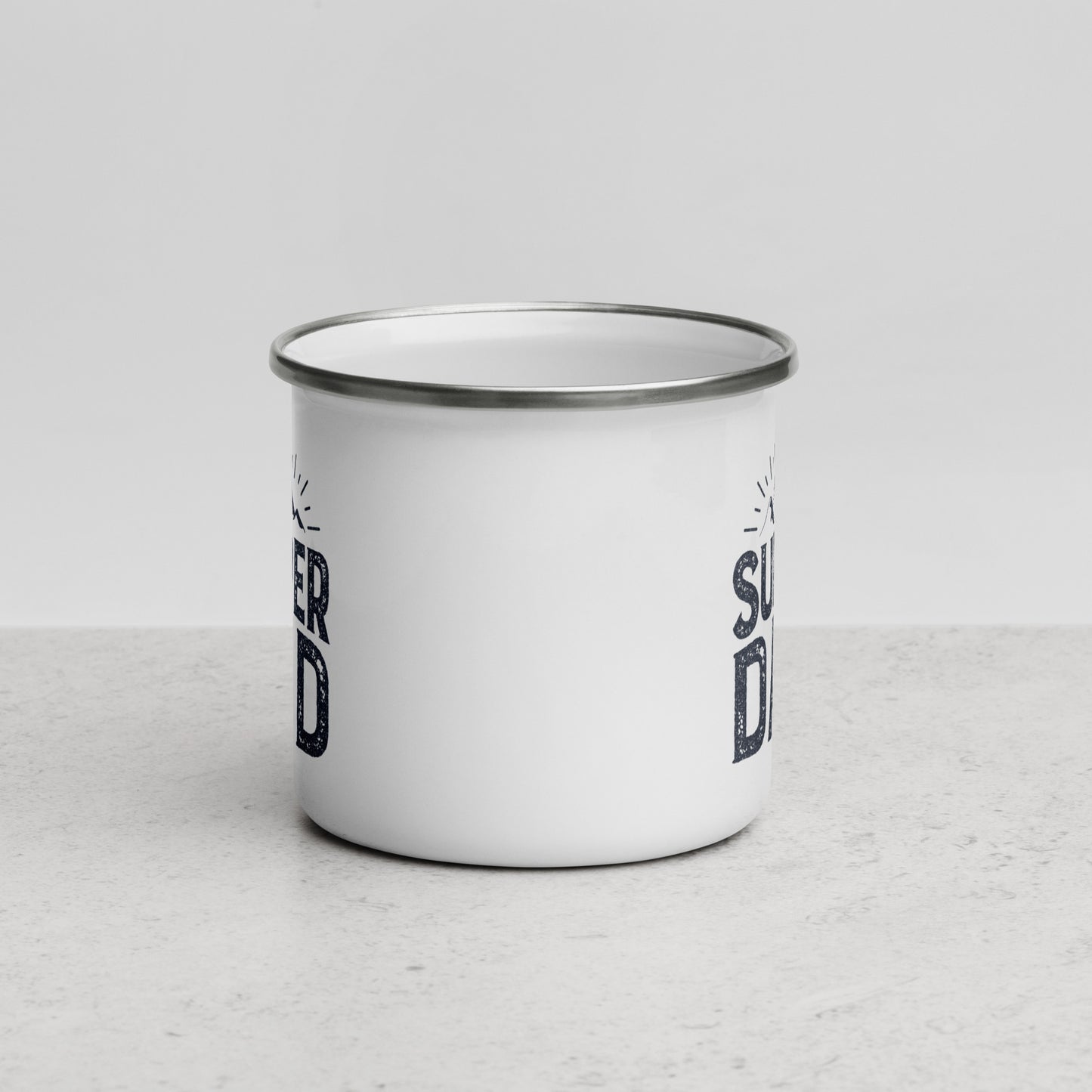 Super Dad Enamel Mug