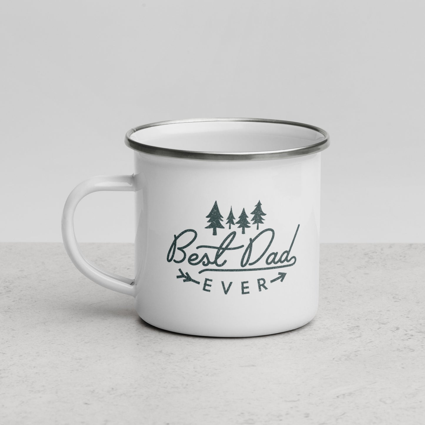 Best Dad Ever Enamel Mug