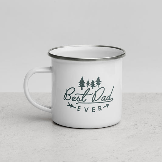 Best Dad Ever Enamel Mug