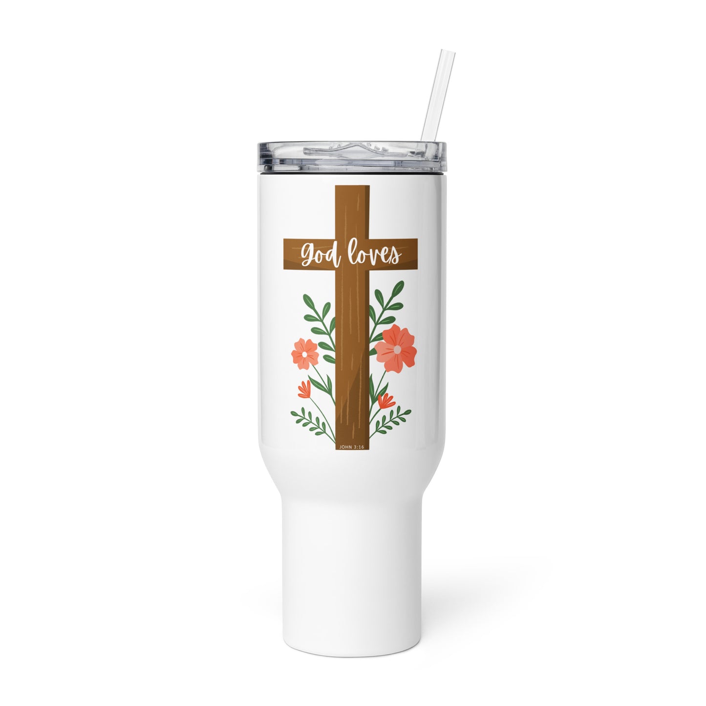 God Loves Travel Mug