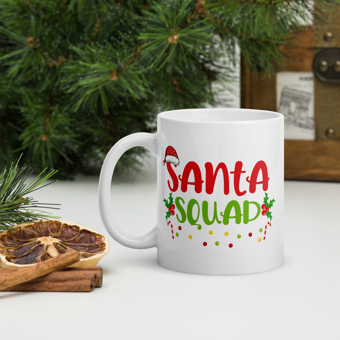 Santa Squad Mug (White)