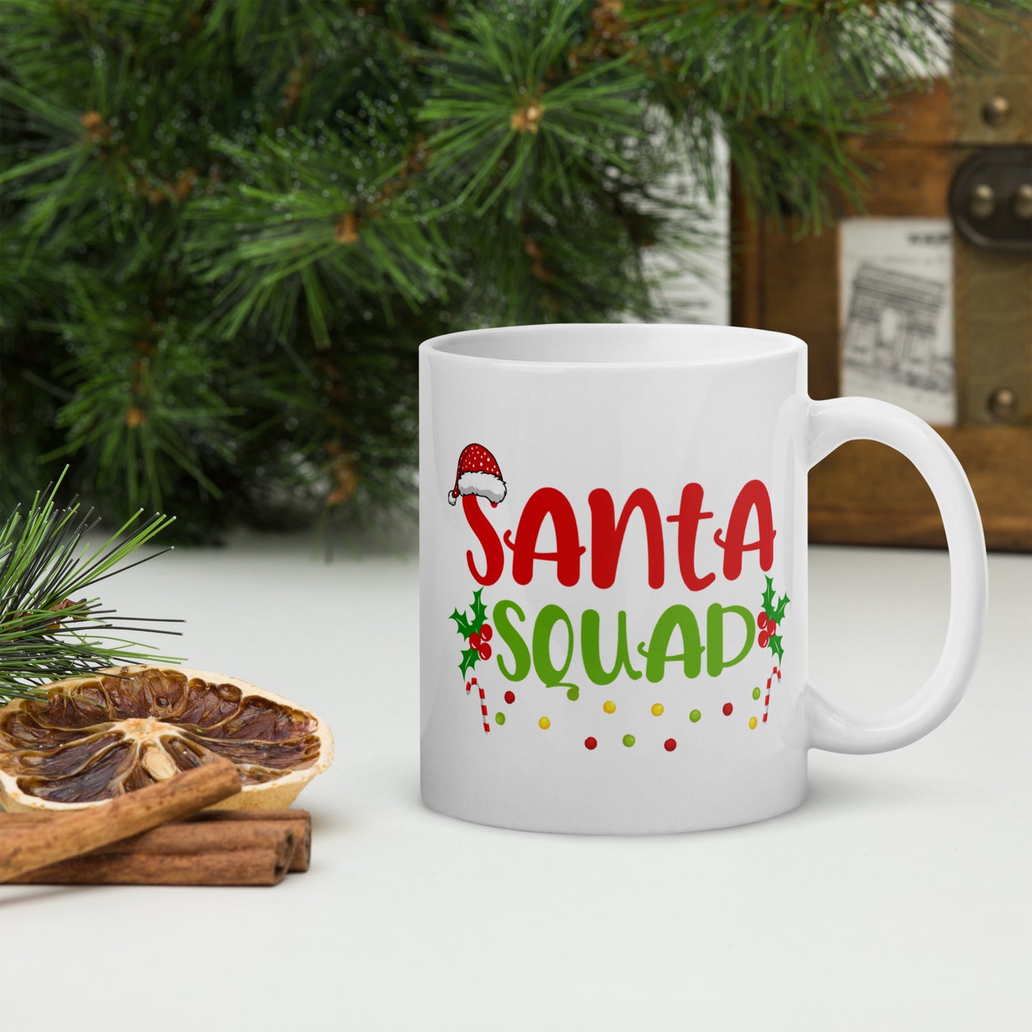 Santa Squad Mug (White)