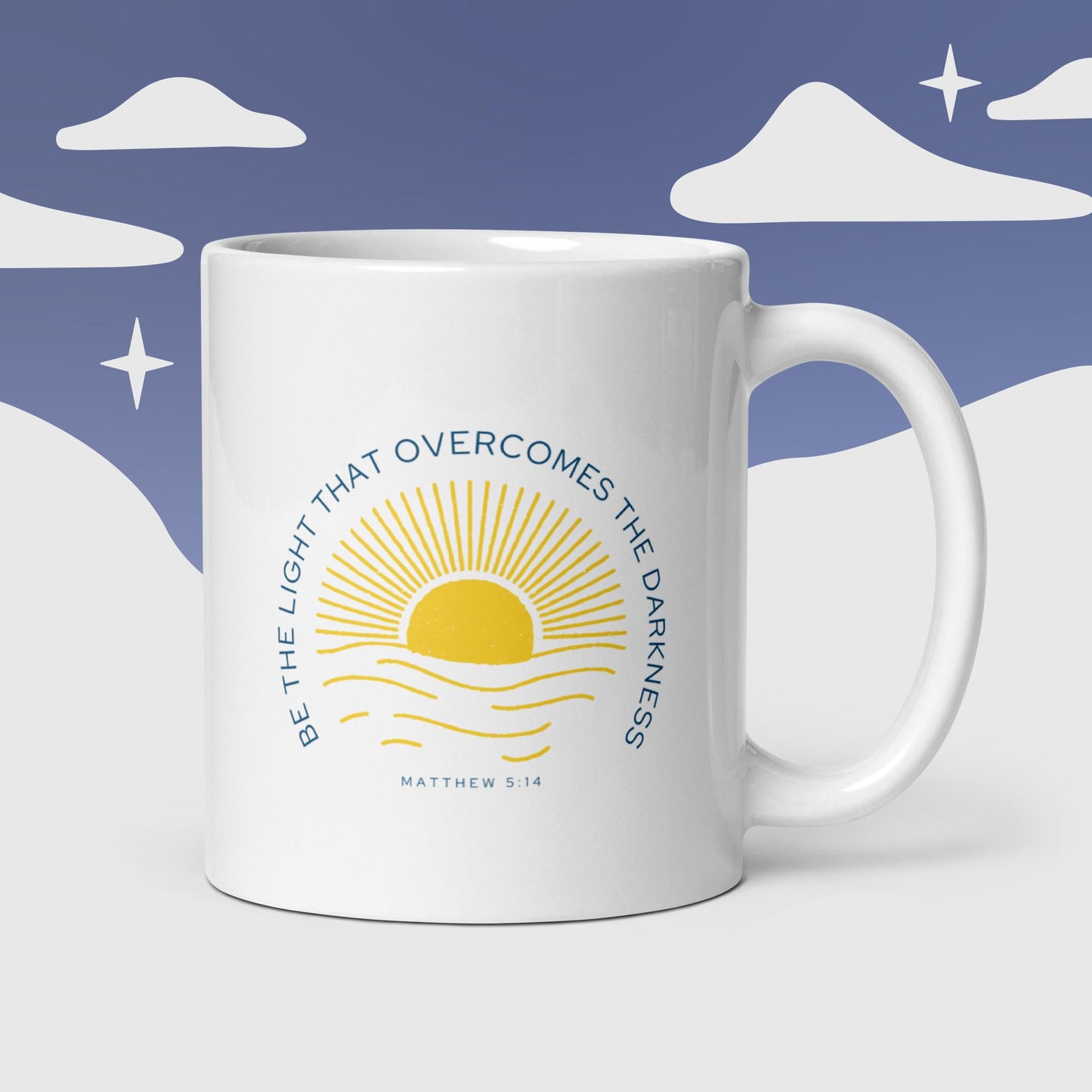 Be The Light That Overcomes The Darkness Mug