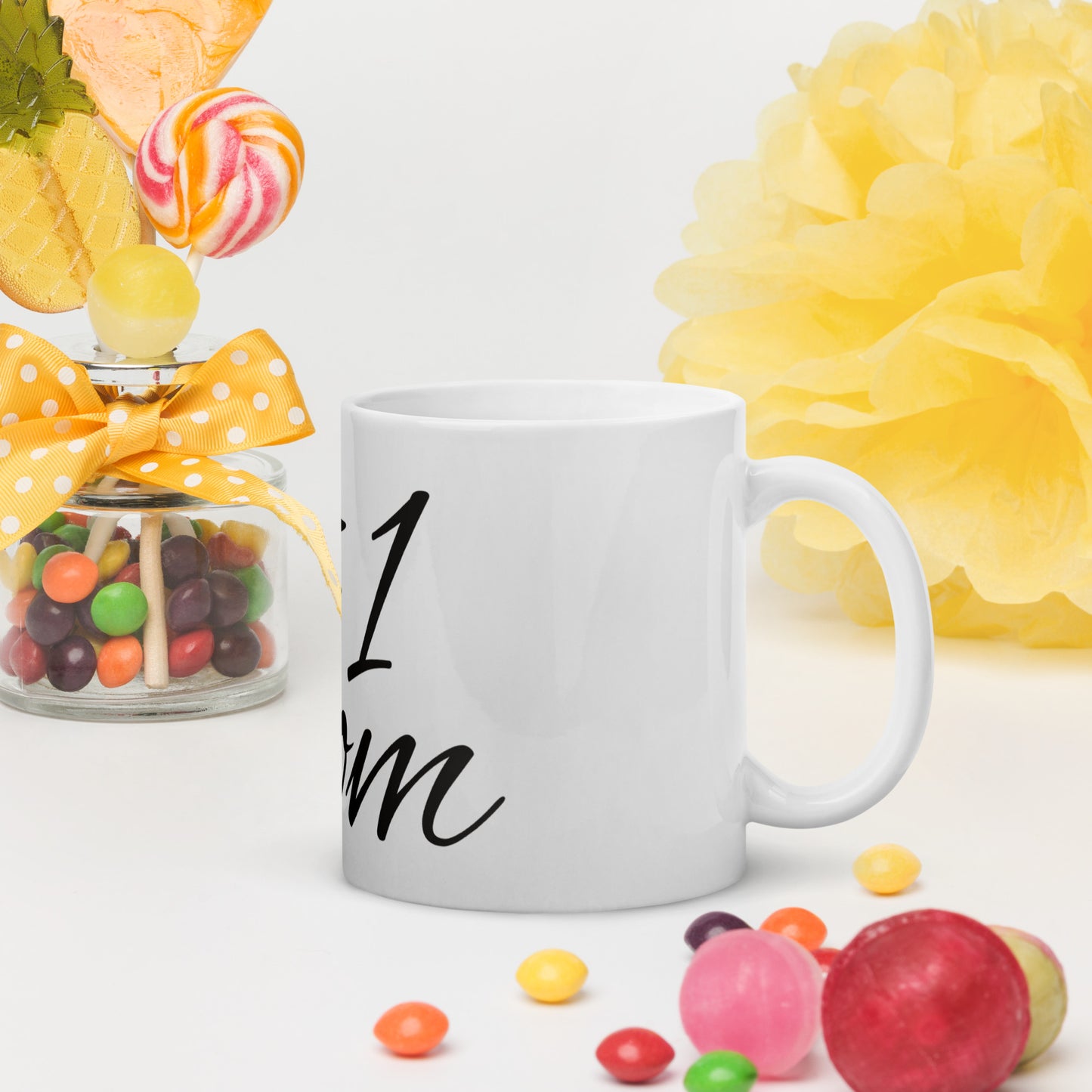 Ceramic Mug: #1 Mom