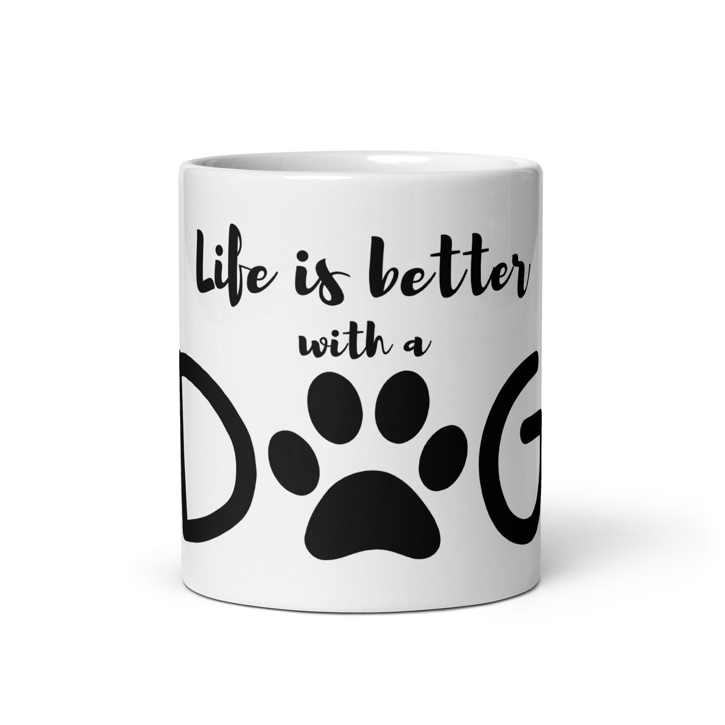 Life Is Better with a Dog Ceramic Mug