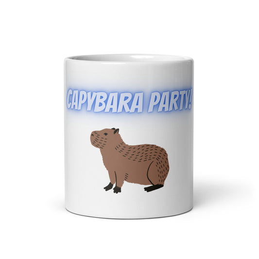 Capybara Party Ceramic Mug