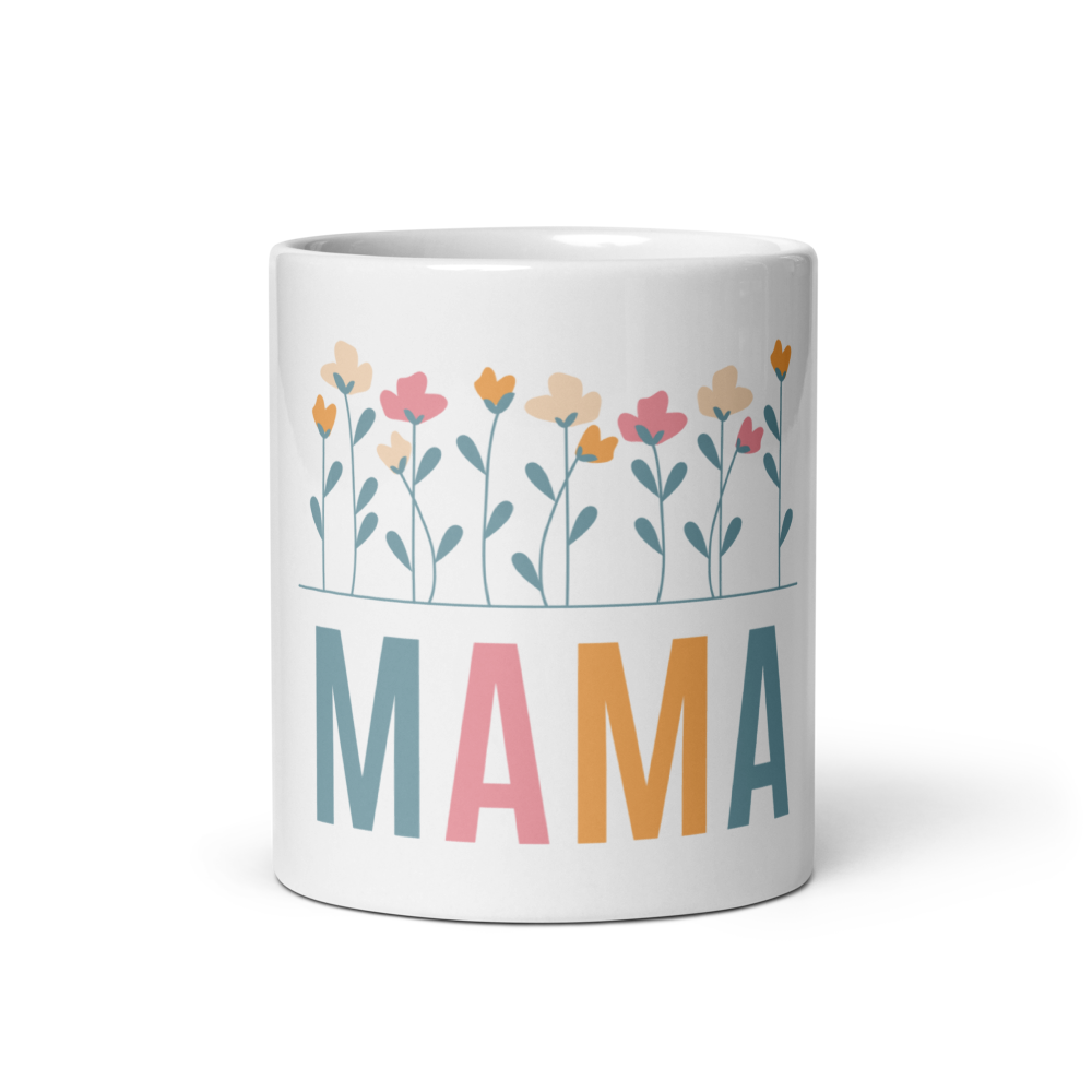 Mama (Flowers) Ceramic Mug