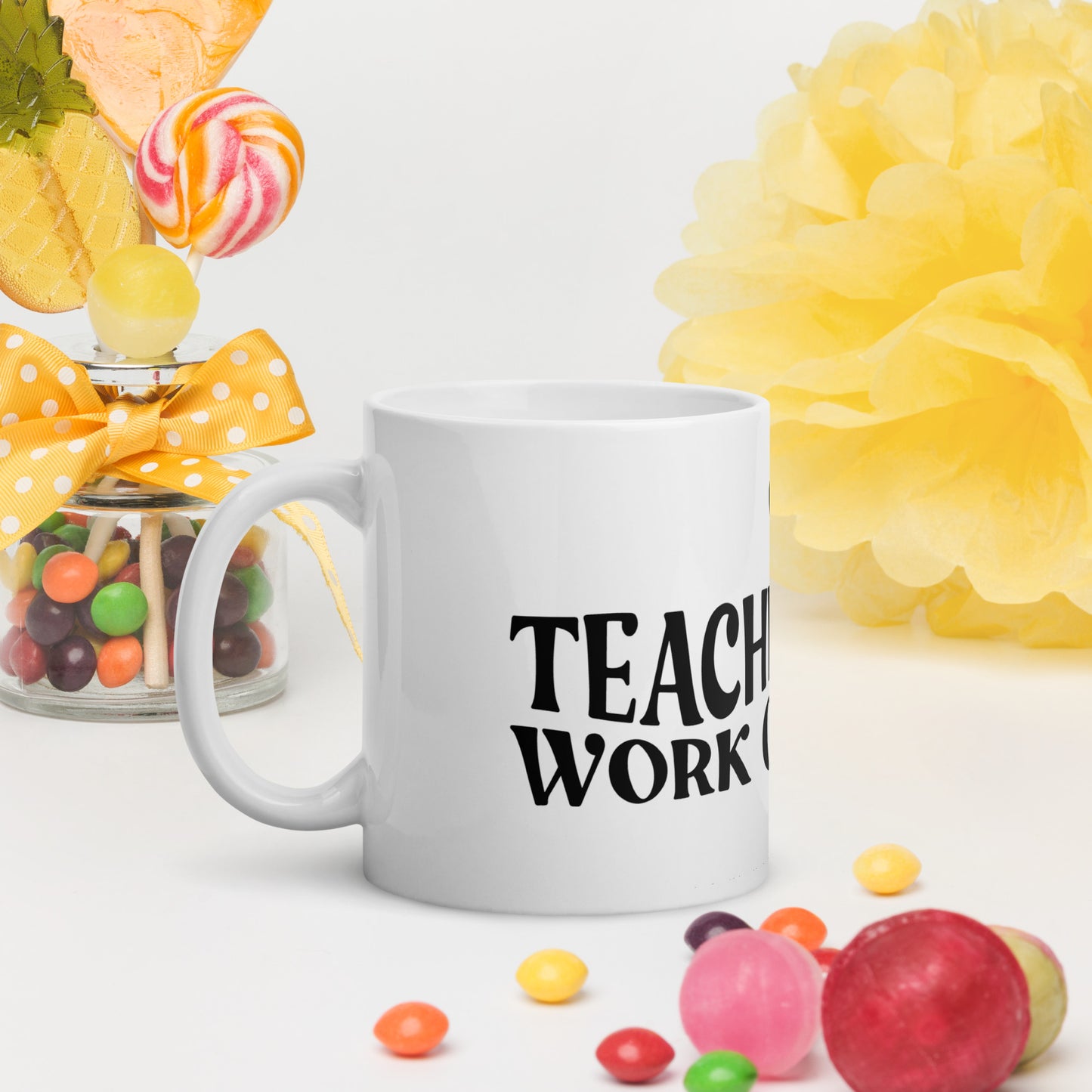 Teaching Is a Work of Heart Ceramic Mug