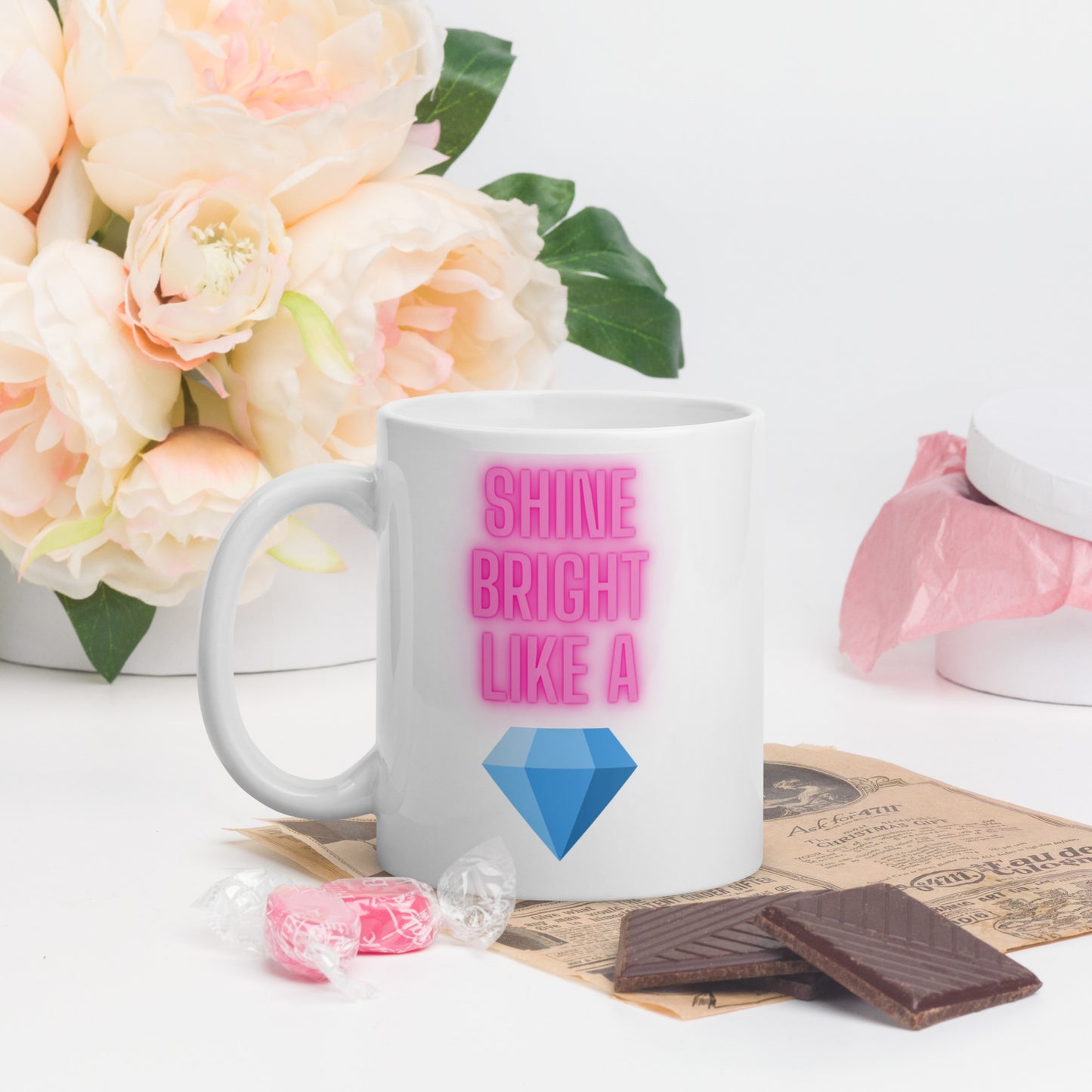 Shine Bright Like a Diamond Ceramic Mug