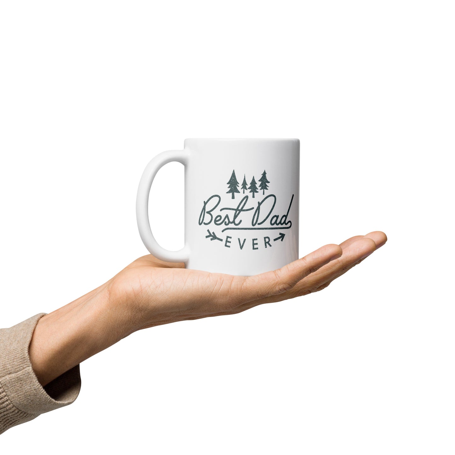 Best Dad Ever (trees) Ceramic Mug