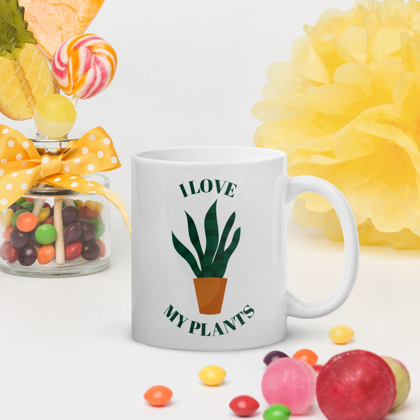 I Love My Plants Ceramic Mug