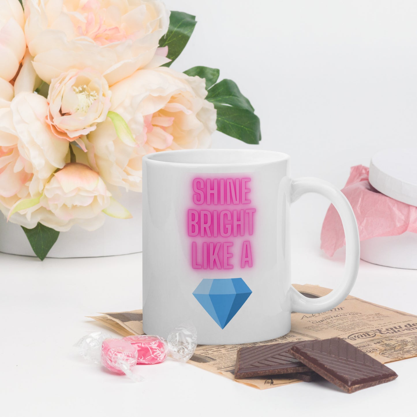 Shine Bright Like a Diamond Ceramic Mug