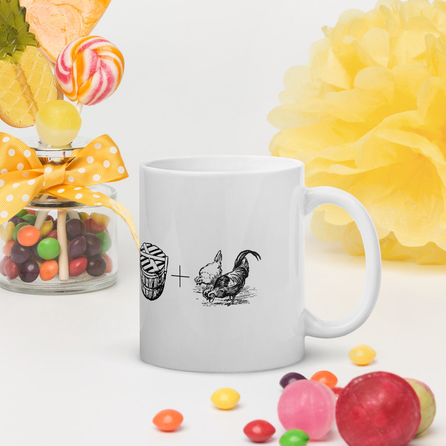 I Love You a Bushel and a Peck Ceramic Mug