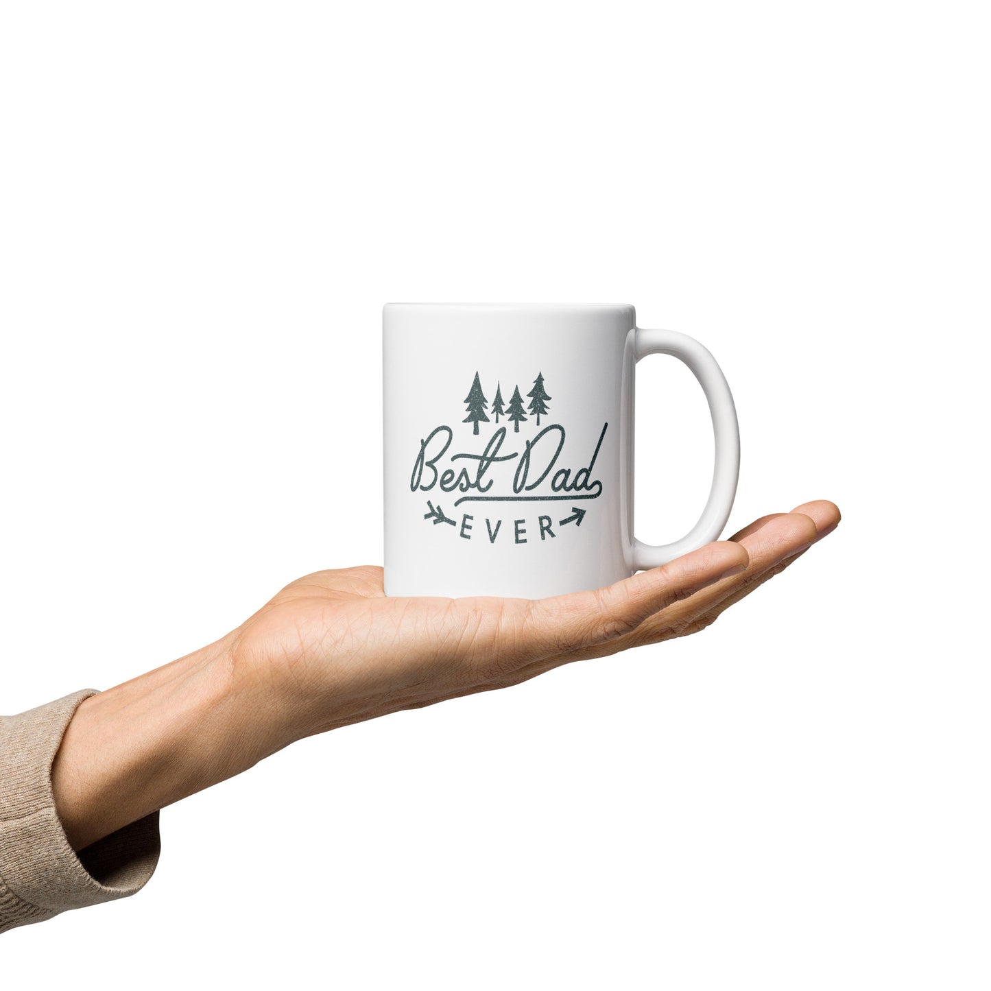 Best Dad Ever (trees) Ceramic Mug