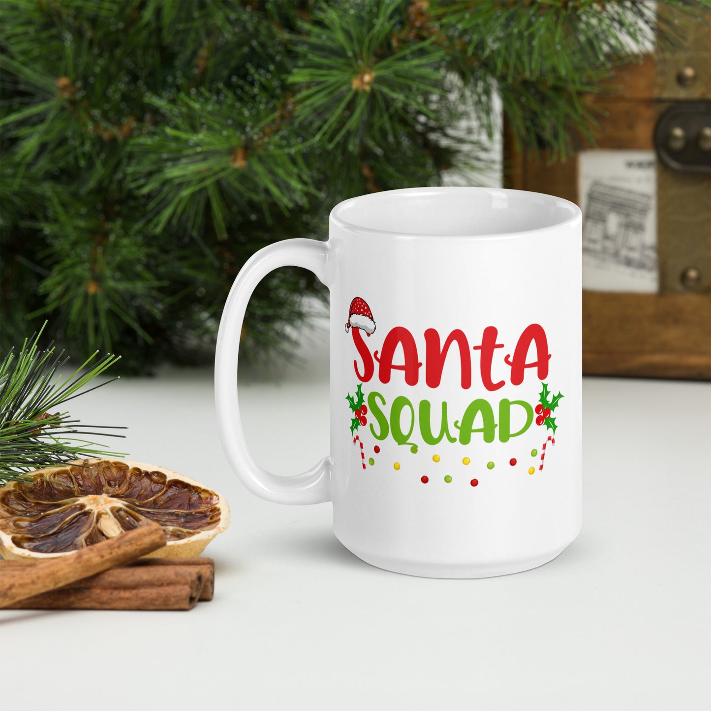 Santa Squad Mug (White)