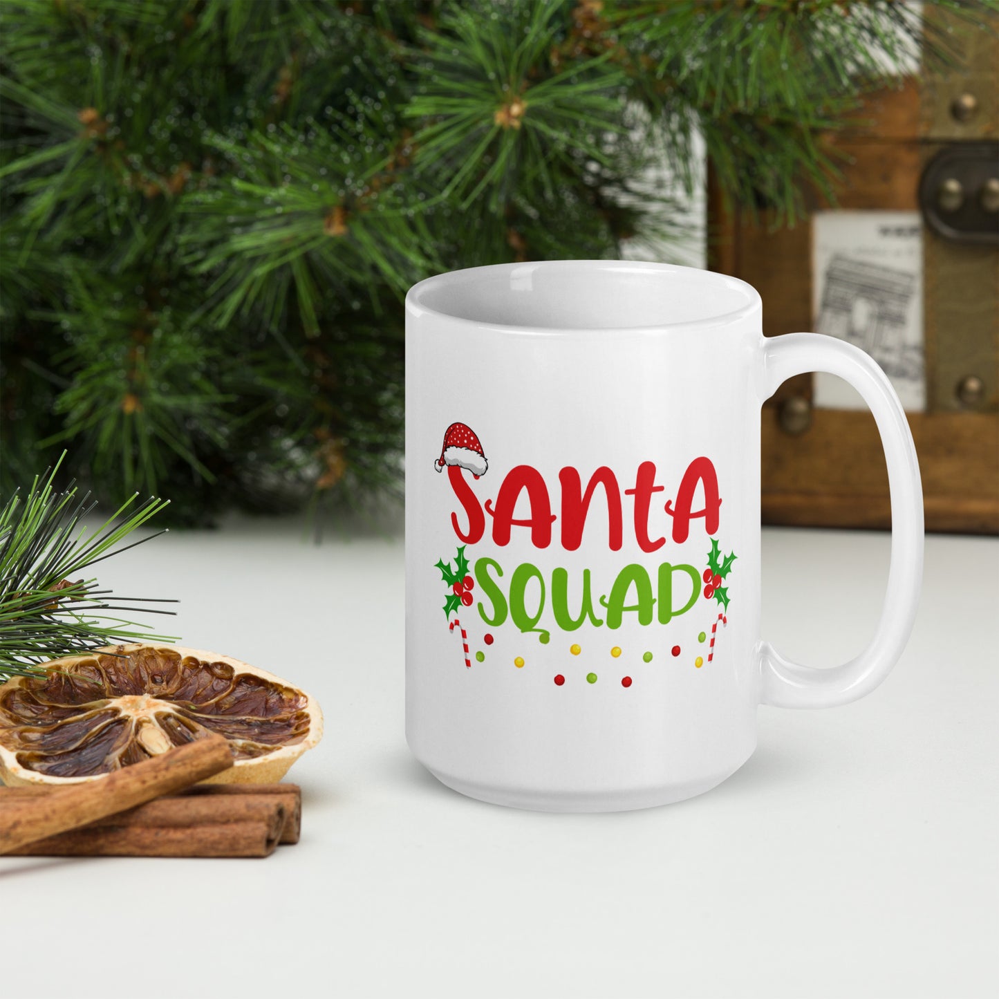 Santa Squad Mug (White)