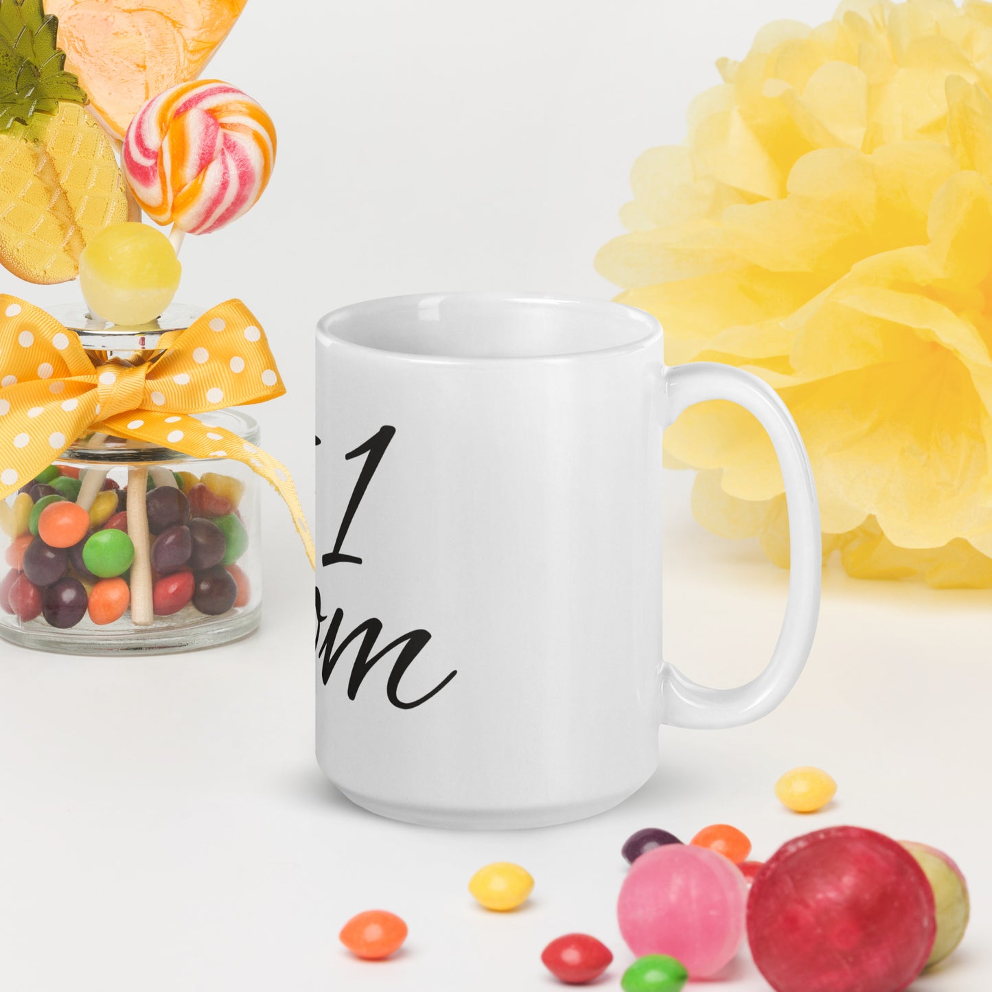 Ceramic Mug: #1 Mom