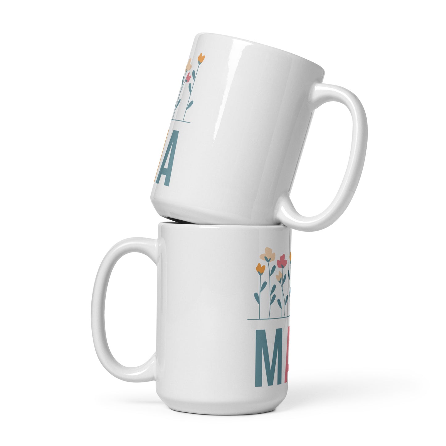 Mama (Flowers) Ceramic Mug