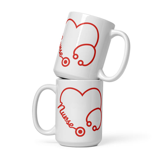 Nurse (Heart Design) Ceramic Mug