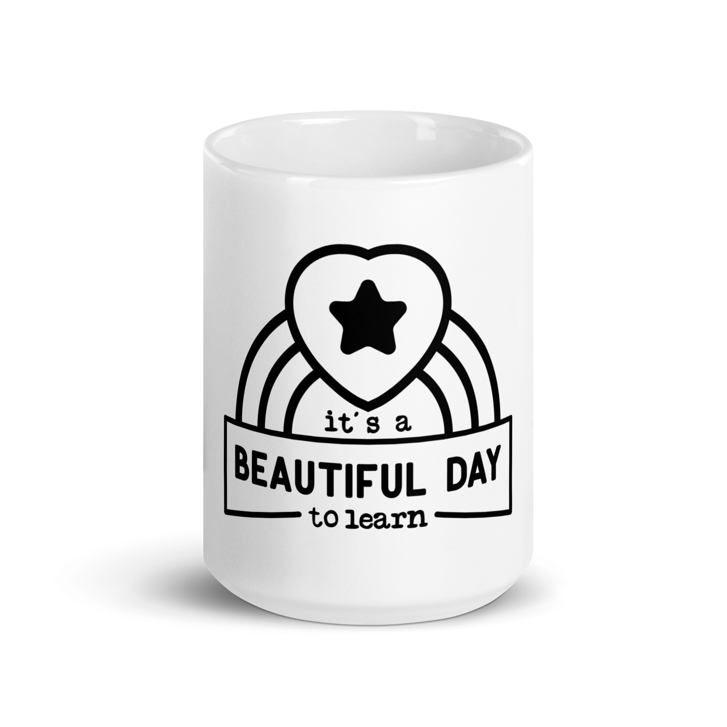 It's a Beautiful Day to Learn Ceramic Mug