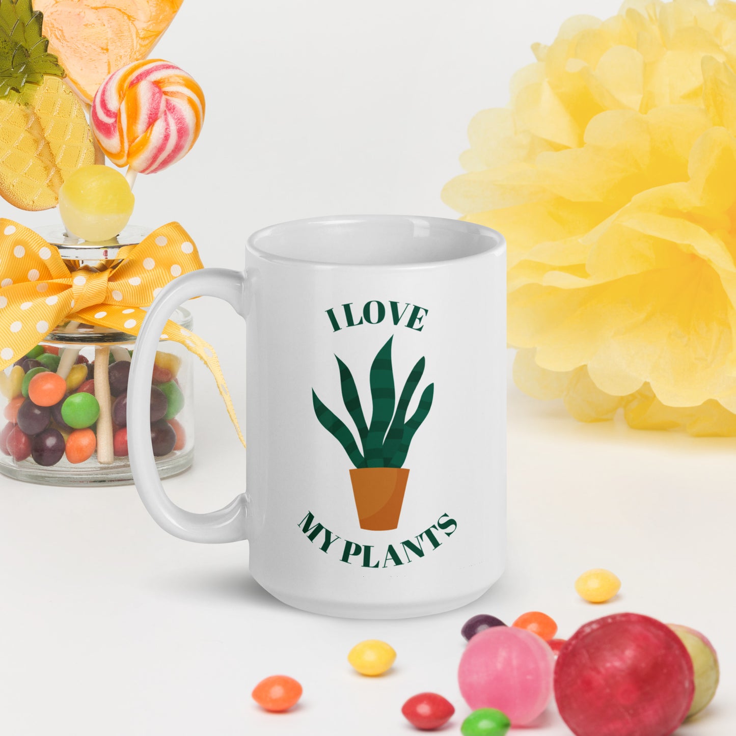 I Love My Plants Ceramic Mug