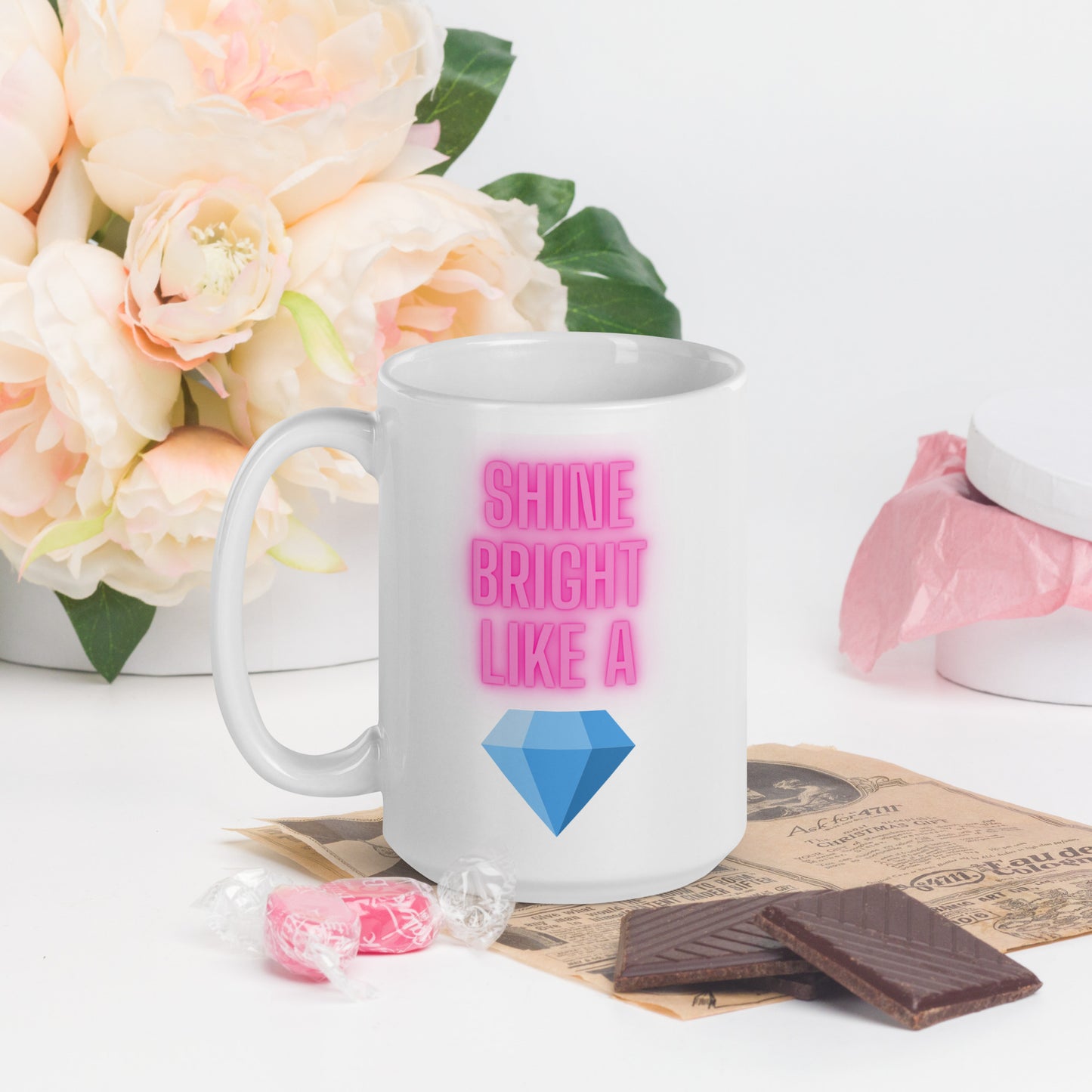 Shine Bright Like a Diamond Ceramic Mug