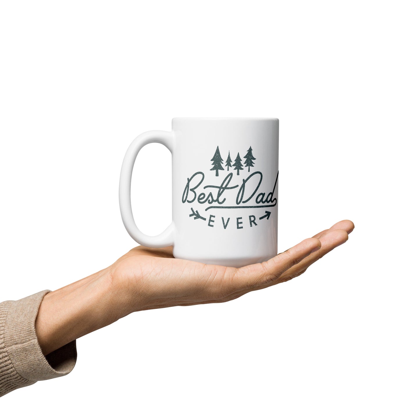 Best Dad Ever (trees) Ceramic Mug