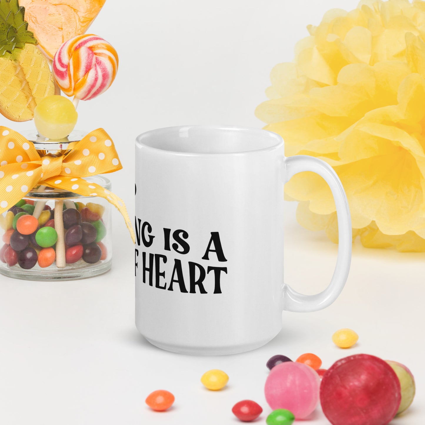 Teaching Is a Work of Heart Ceramic Mug