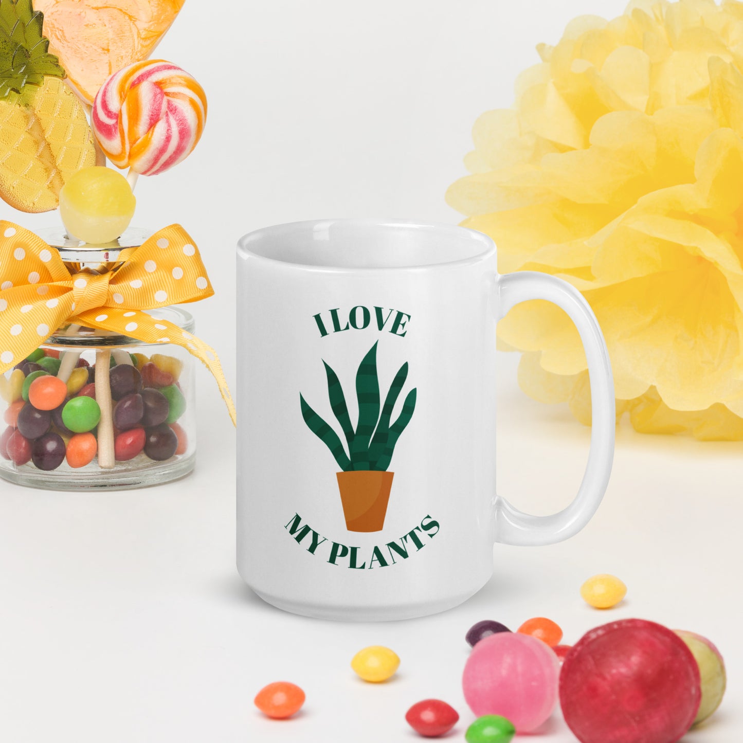 I Love My Plants Ceramic Mug