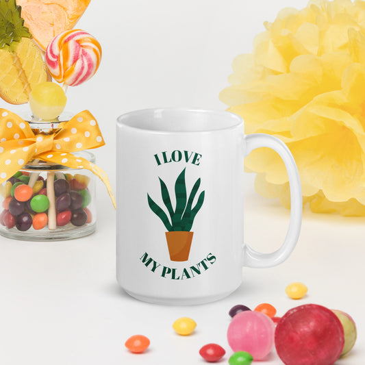 I Love My Plants Ceramic Mug