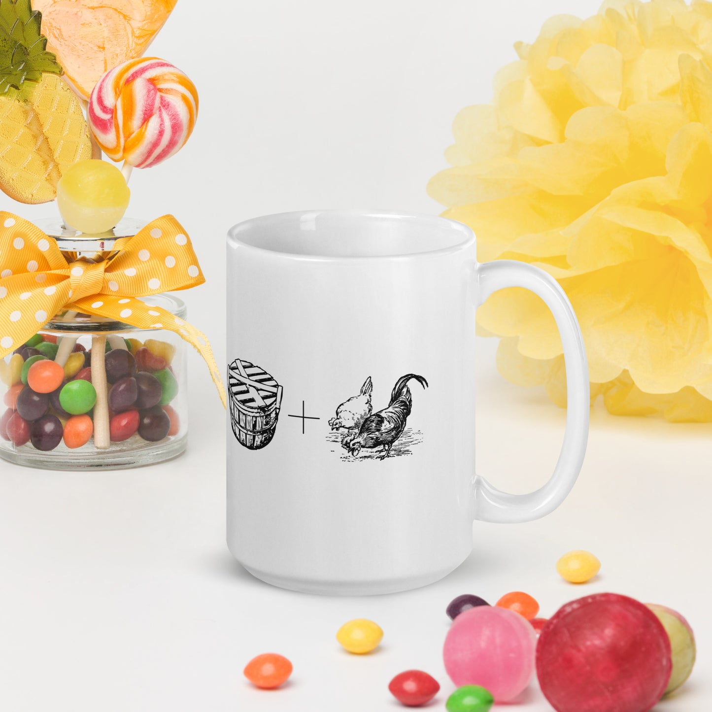 I Love You a Bushel and a Peck Ceramic Mug