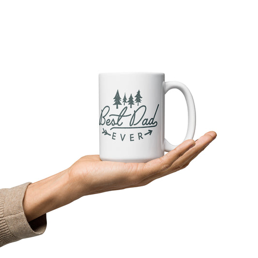 Best Dad Ever (trees) Ceramic Mug