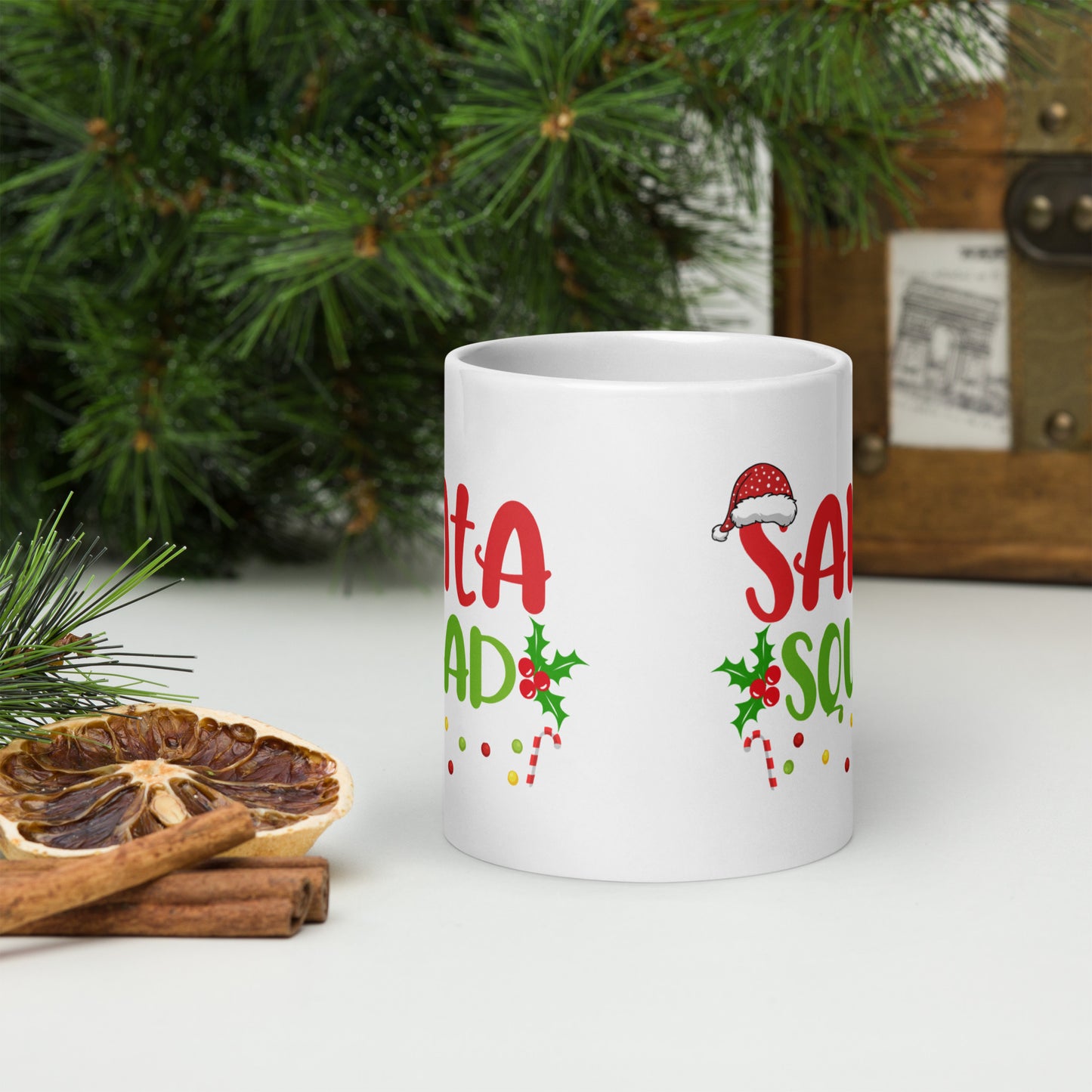 Santa Squad Mug (White)